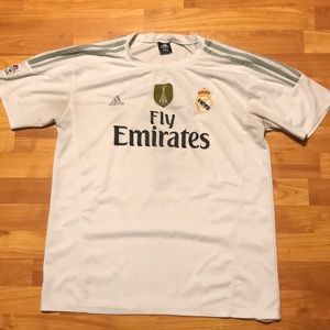 White Cristiano Ronaldo Real Madrid Jersey